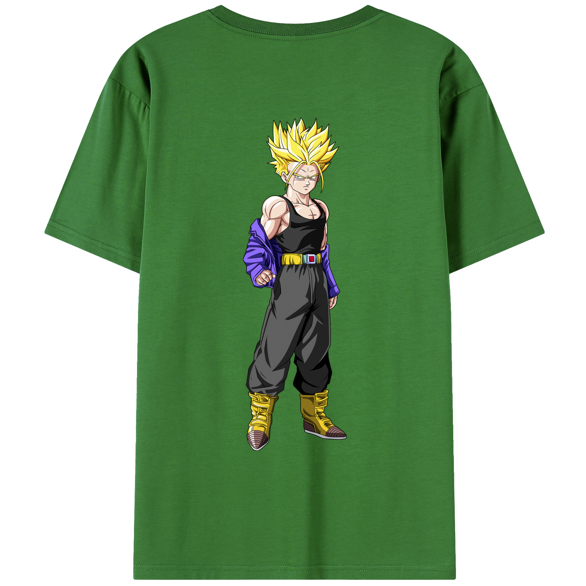 （画像用） ドラゴンボール トランクス（Torankusu）DRAGON BALL Trunks レディース半袖Tシャツ(バックプリント)